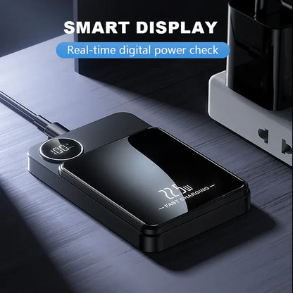 Professional Magnetic Charger for Travelers & Professionals | 22.5W Wired & 15W Wireless | 10,000 mAh | Fast Delivery!