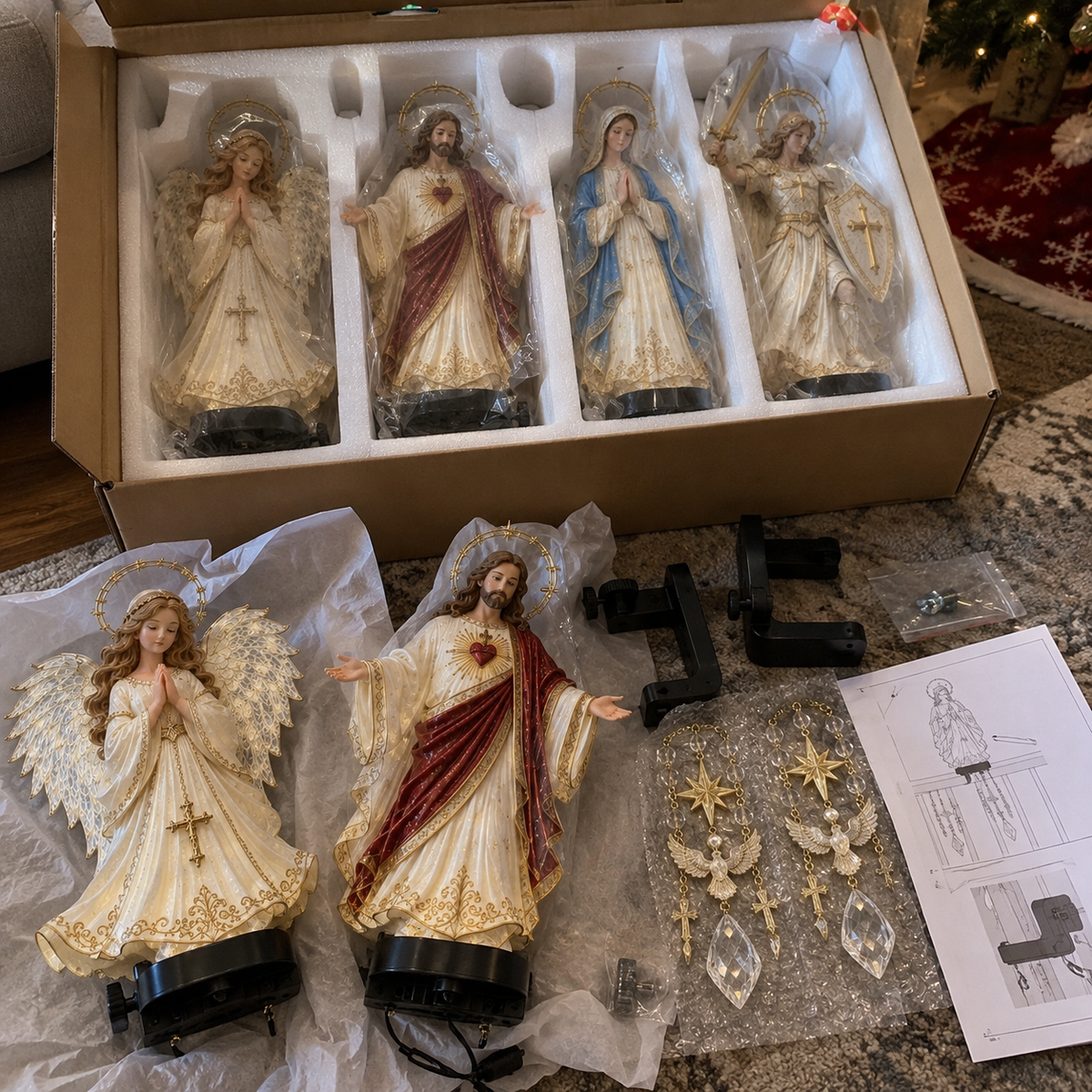 Sacred Christmas Railing Lights
