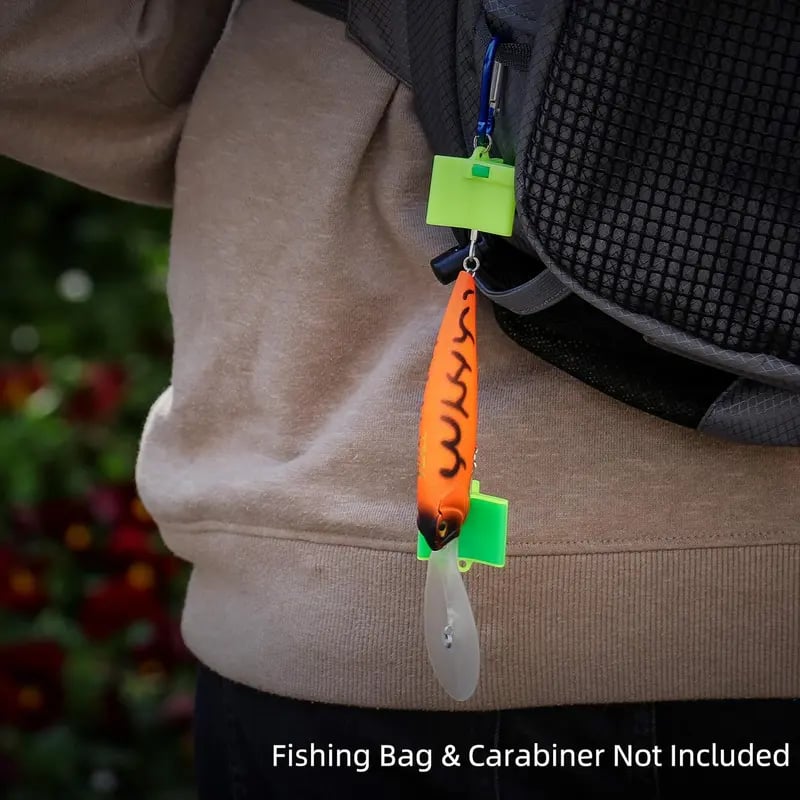 Spring Loaded Treble Hook Protector Caps --Keep Treble Hooks Covered, Organized &amp; Ready to Fish
