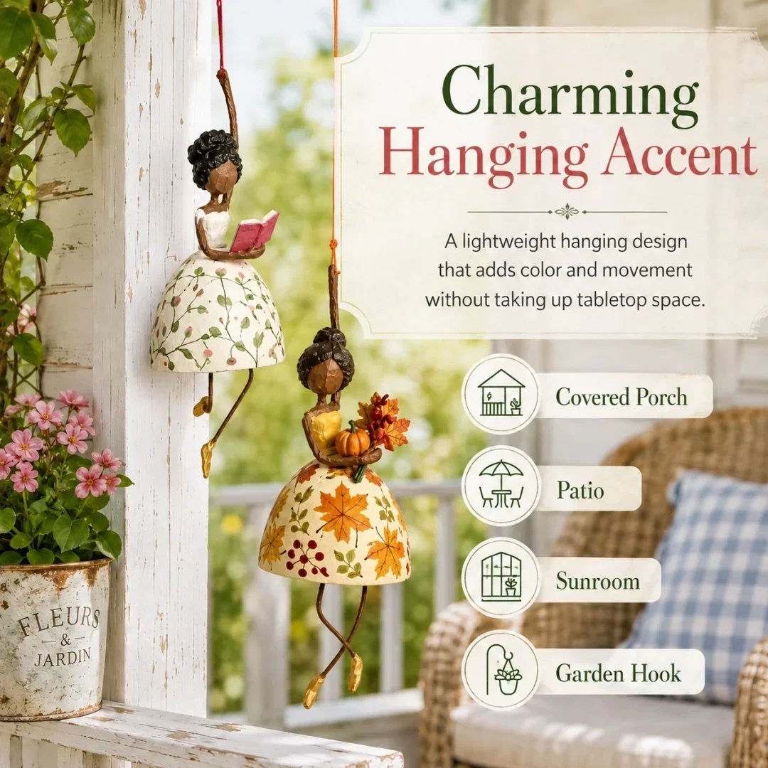 Let Your Space Dance Whimsical Dancing Lady Hanging Ornament