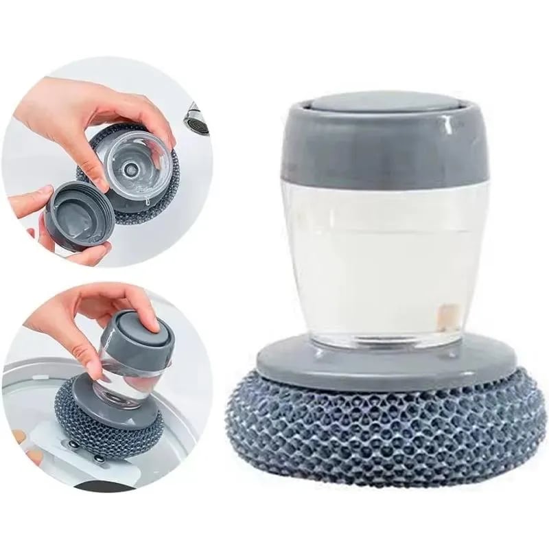 Year event -Automatic Liquid Filling Good Handle Soap Dispense Palm Kitchen Brush for Bowl Sink Cleaning Pot Comfortable
