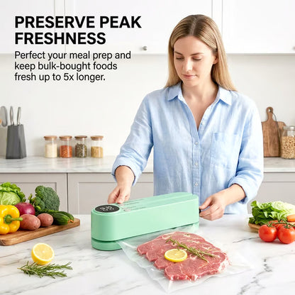 Mini Vacuum Bag Sealer Cordless Handheld Food Sealing Machine