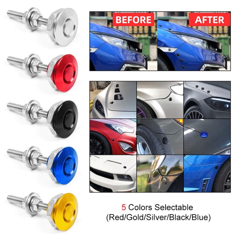 4-Pack Heavy-Duty Aluminum Quick-Release Latches Secure Locking & Instant Access