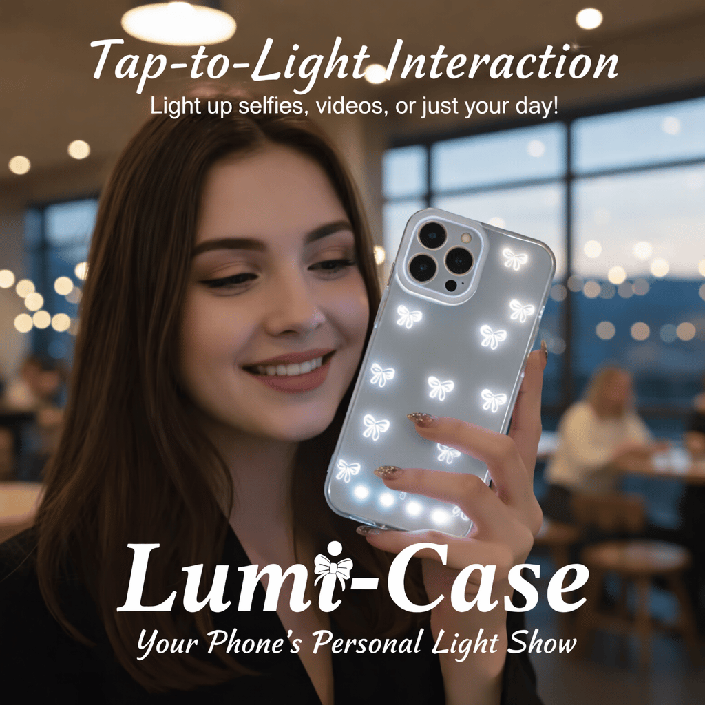 Vibrant LED Bowknot Phone Case