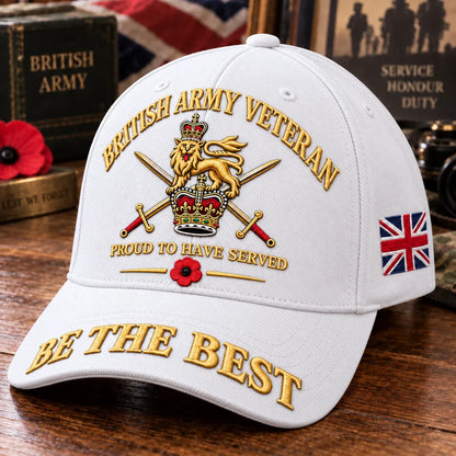 British Army Veteran Cap Proud to Have Served