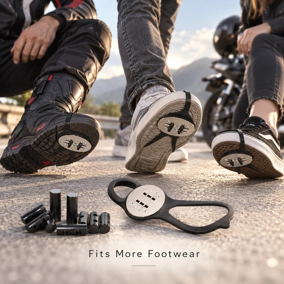 RoadFlare Motorcycle Boot Spark Sliders