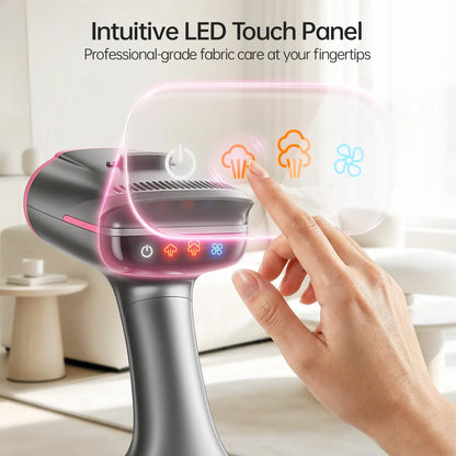 2-in-1 Vacuum Garment Steamer, Portable Handheld Clothes Steamer with 270ml Large Water Tank
