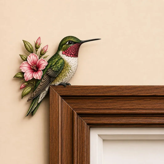 3D Woodland Bird Door Topper | Nature-Inspired Door Frame Decor For Cozy Homes