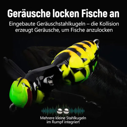 T dliche Versuchung Bionic Wasp Topwater Lure Triggers Explosive, Violent Surface Strikes!
