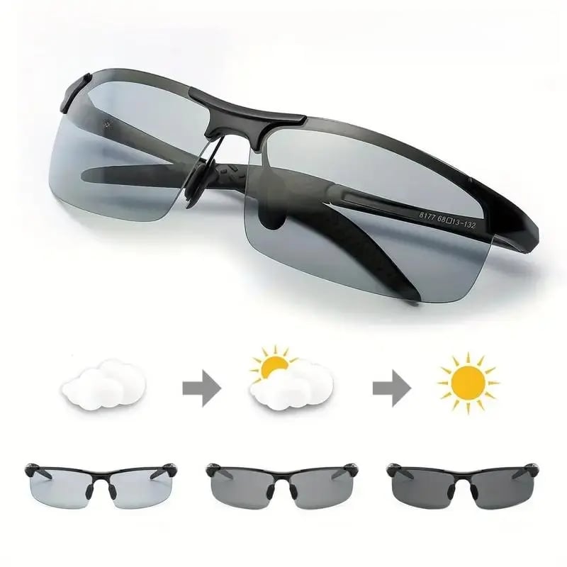 HD Polarized Photochromic Sunglasses