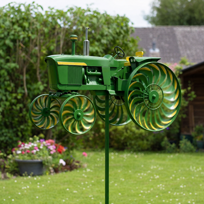 Only -Earl's Handmade Tractor Wind Spinner