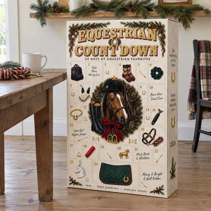 24-Day Equestrian Advent Calendar Full-Size Horse Gear Surprises