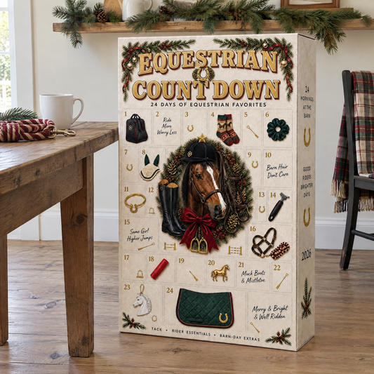 24-Day Equestrian Advent Calendar Full-Size Horse Gear Surprises