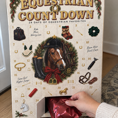 24-Day Equestrian Advent Calendar Full-Size Horse Gear Surprises