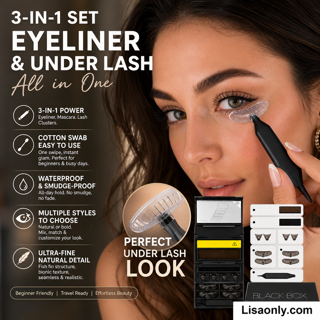 2026!3-in-1 Kit: Eyeliner and Lower Lash Stamp