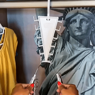 12-Hook Rotating Closet Organizer Save More Space