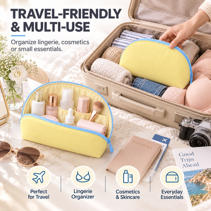 3-in-1 Waterproof Portable Travel Underwear Organizer Bag