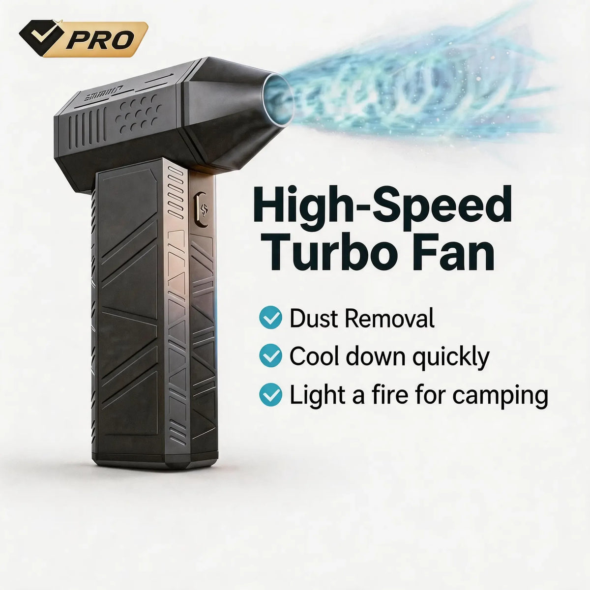 130,000 RPM Ultimate Fire Starting Turbo Fan Fire Blow Clean