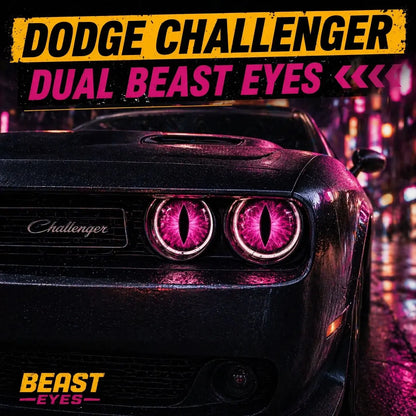NOW Beast Eyes Car Headlight Stickers