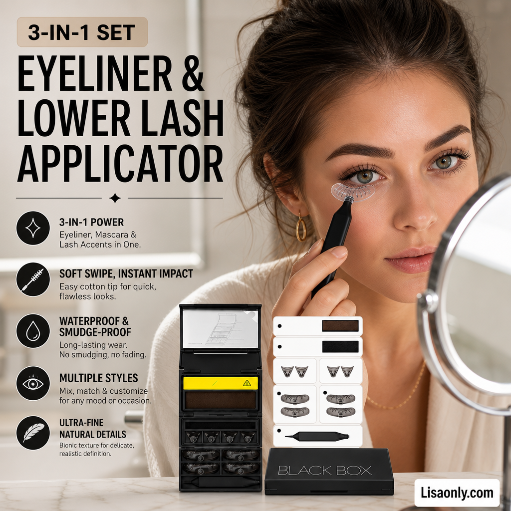 2026!3-in-1 Kit: Eyeliner and Lower Lash Stamp