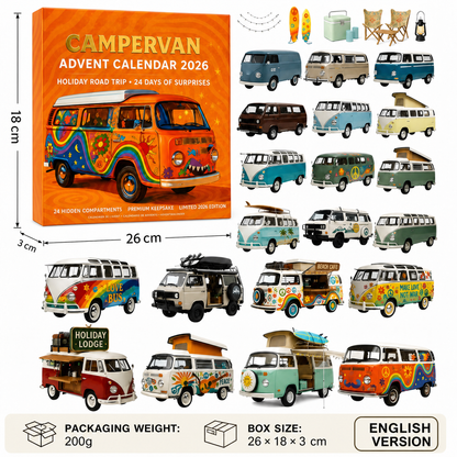 2026 Campervan Advent Calendar with 24 Mini Van Surprises