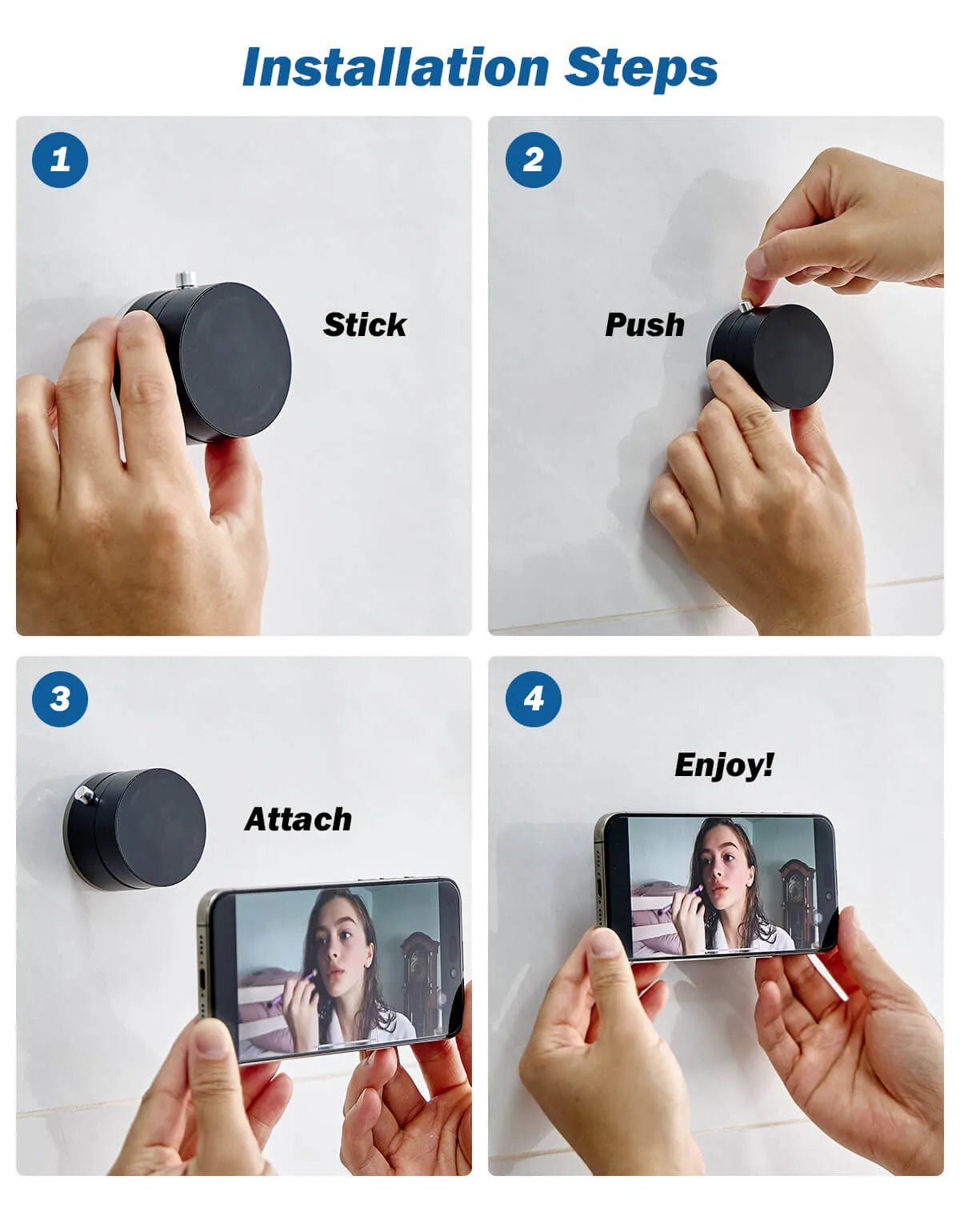 360° Nano Gel Phone Holder for Shower