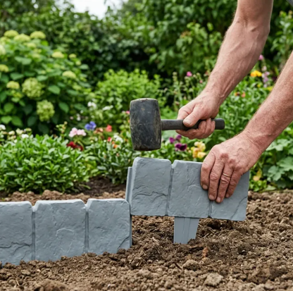2026! Faux Stone Garden Edging Border!