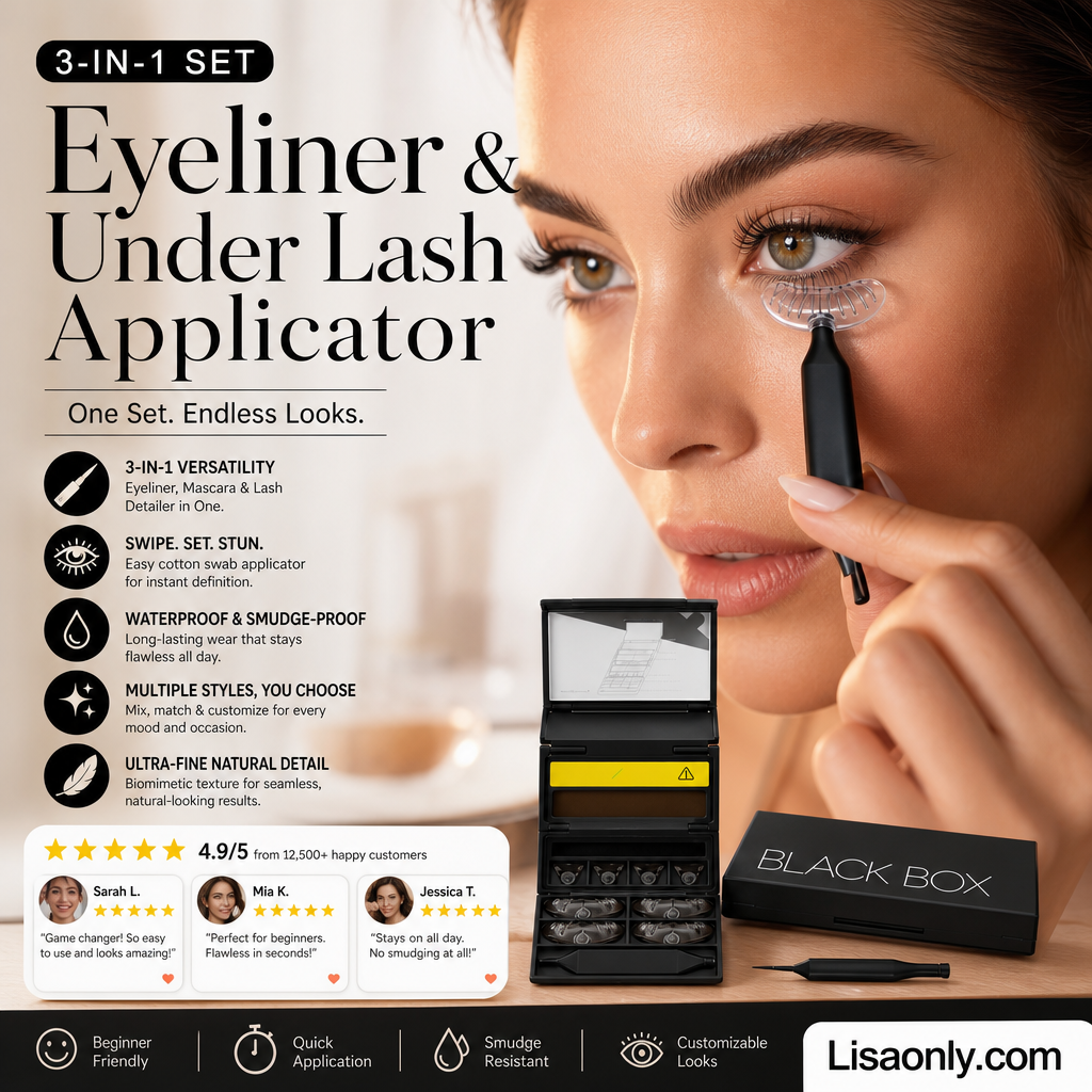 2026!3-in-1 Kit: Eyeliner and Lower Lash Stamp