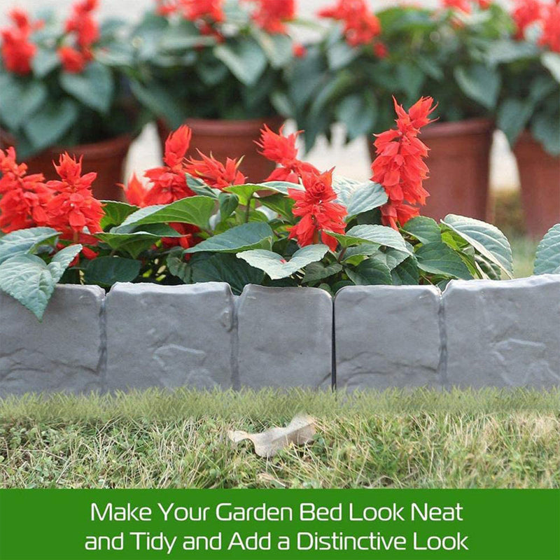 2026! Faux Stone Garden Edging Border!