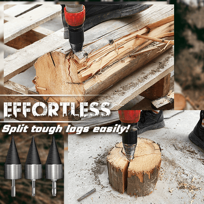 2026! The Professional Upgrade for Firewood Prep. Durable Drill Set Makes Quick Work of Logs