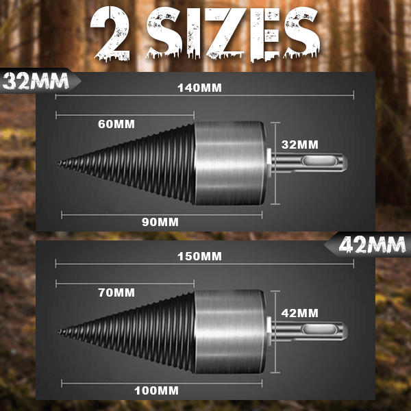 2026! The Professional Upgrade for Firewood Prep. Durable Drill Set Makes Quick Work of Logs