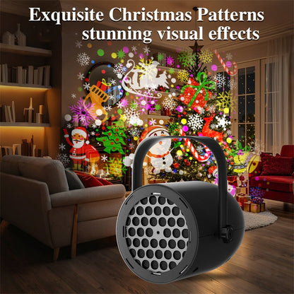 Best Christmas Gift 16-Pattern USB Christmas Projector Light