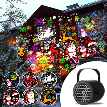 Best Christmas Gift 16-Pattern USB Christmas Projector Light
