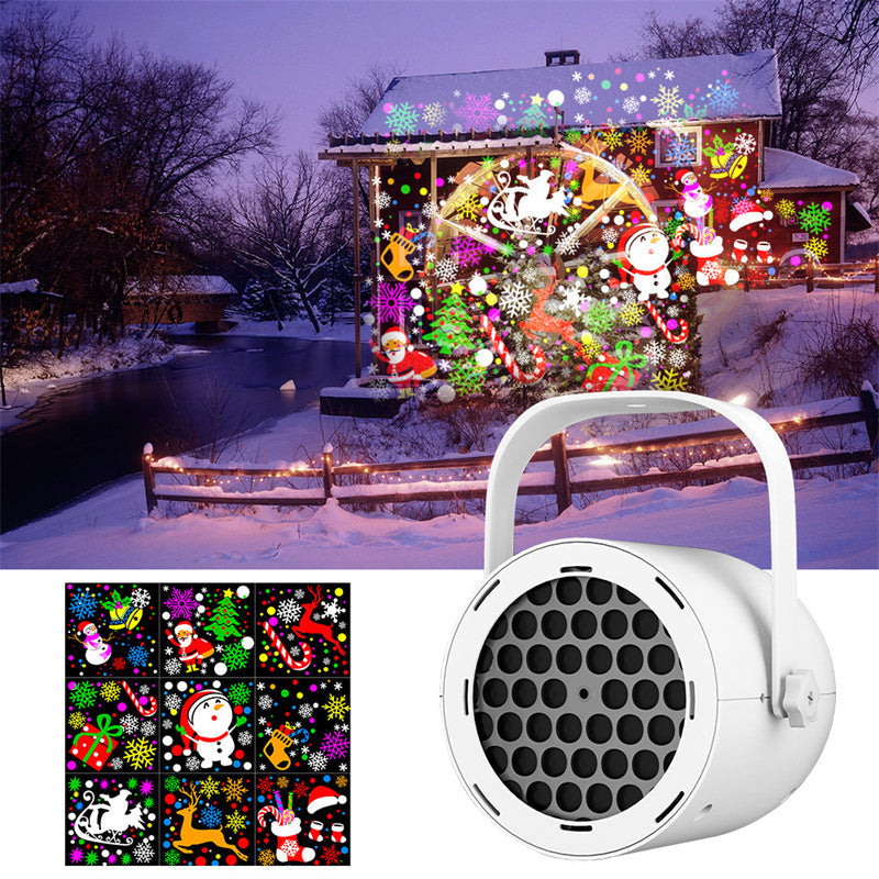 Best Christmas Gift 16-Pattern USB Christmas Projector Light