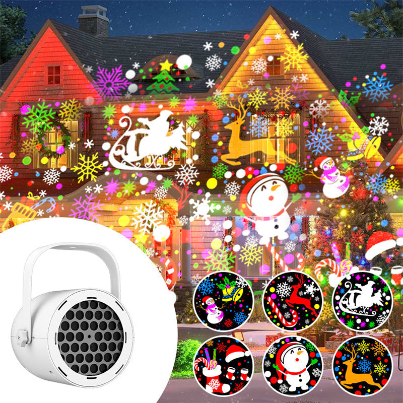Best Christmas Gift 16-Pattern USB Christmas Projector Light