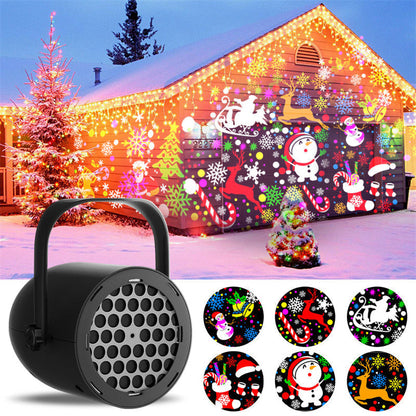 Best Christmas Gift 16-Pattern USB Christmas Projector Light