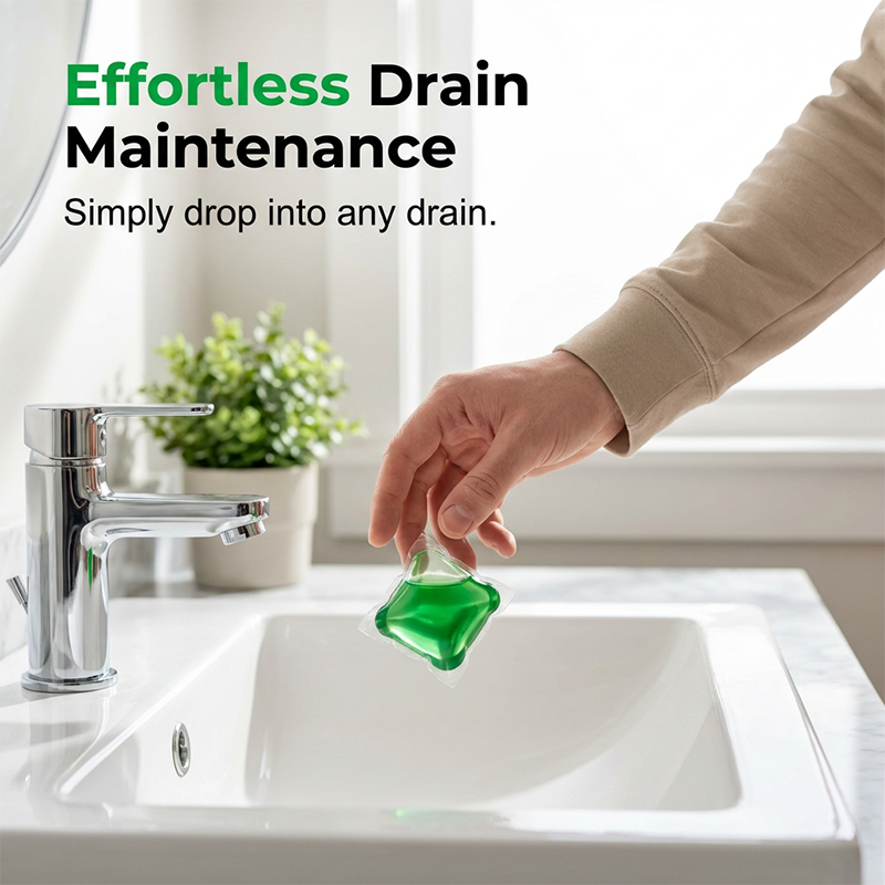 2026! Drain Deodorizer Pods Bio enzyme formula neutralizes smells at the source. Instant fresh scent