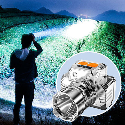 [Bright Gift:! ] Portable Waterproof Smart LED Headlamp Outdoor Fishing Essential, Motion Sensor
