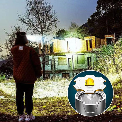[Bright Gift:! ] Portable Waterproof Smart LED Headlamp Outdoor Fishing Essential, Motion Sensor
