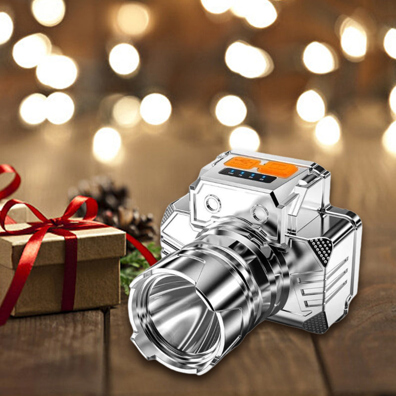 [Bright Gift:! ] Portable Waterproof Smart LED Headlamp Outdoor Fishing Essential, Motion Sensor