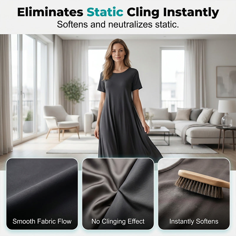 Instant wrinkle release no iron, travel-ready, static-free & fresh