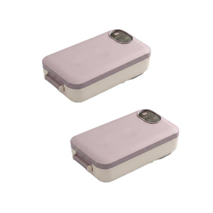 RECHARGEABLE Portable electric lunch box with self-heating