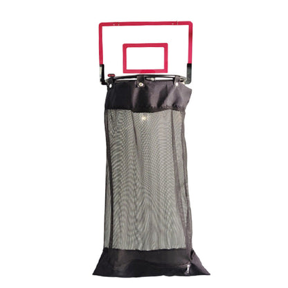 Over-the-Door Basketball Laundry Hamper | Creative Score Game, Big Black Mesh Net, Acrylic/Wood Backboard