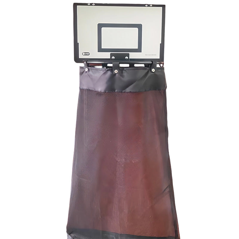 Over-the-Door Basketball Laundry Hamper | Creative Score Game, Big Black Mesh Net, Acrylic/Wood Backboard