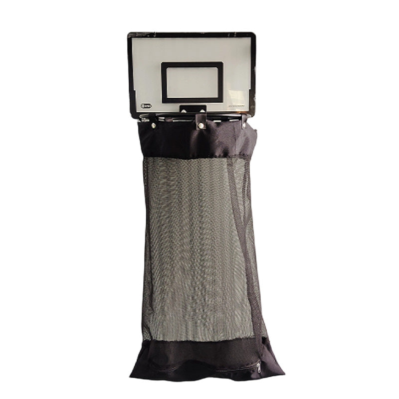 Over-the-Door Basketball Laundry Hamper | Creative Score Game, Big Black Mesh Net, Acrylic/Wood Backboard