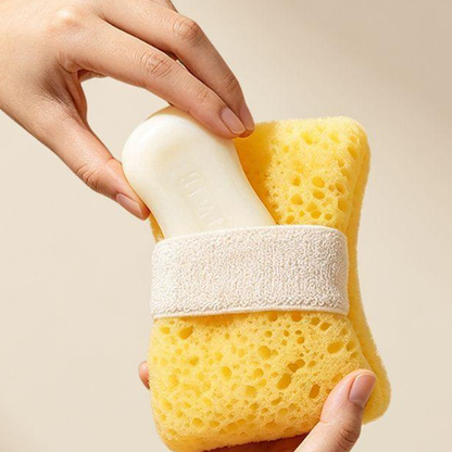 3PCS Double-Sided Bath Foaming Pouch