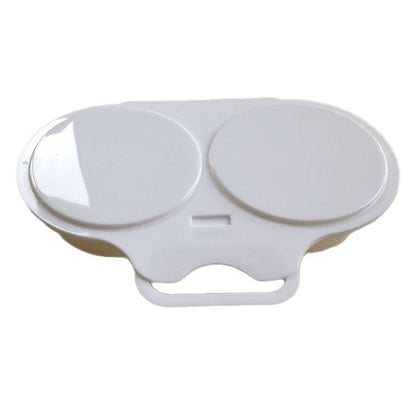 2-Cavity Microwave Egg Poacher Quick Oil-Free Egg Cooker for Easy Breakfasts