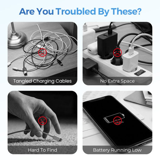 3-in-1 Foldable Wireless Charging Station for iPhone, Apple Watch & AirPods