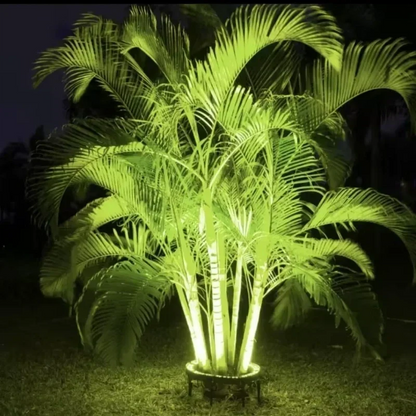 Ring-Shaped Solar Tree Lights Weatherproof Outdoor Spotlights Ideal for Trees, Pillars, and Gardens