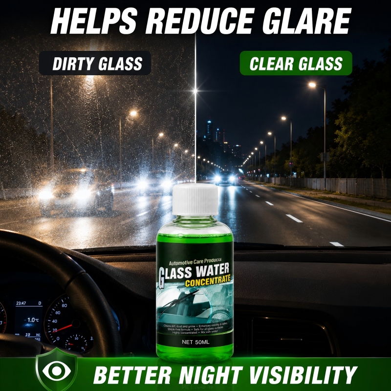 2026 Glass Concentrate 10ml makes 1L, cuts bugs & grime, streak-free
